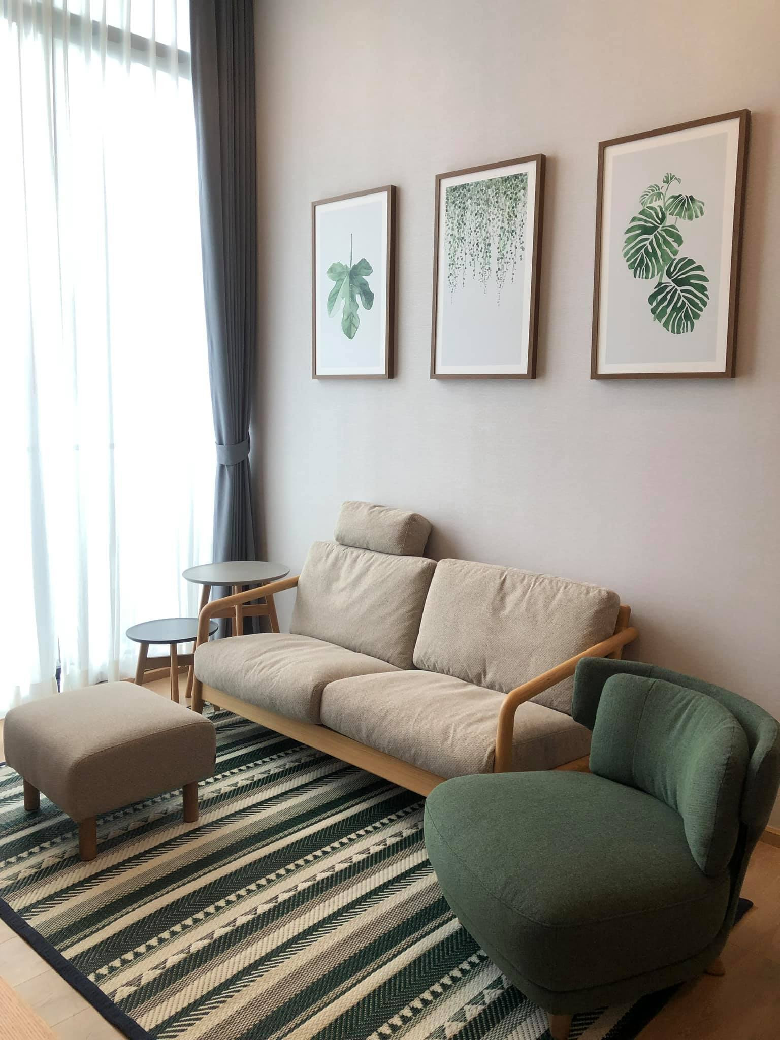 🌿 Noble Around 33 🌿 ห้องใหญ่ ตกแต่งครบ น่าอยู่มาก 🛏 1 ห้องนอน 45 ตร.ม. ราคาต่อรองได้ - Next to BTS พร้อมพงษ์ – รูปที่ 3