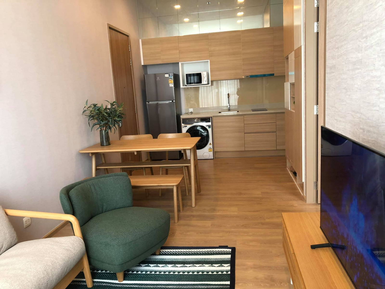🌿 Noble Around 33 🌿 ห้องใหญ่ ตกแต่งครบ น่าอยู่มาก 🛏 1 ห้องนอน 45 ตร.ม. ราคาต่อรองได้ - Next to BTS พร้อมพงษ์ – รูปที่ 4