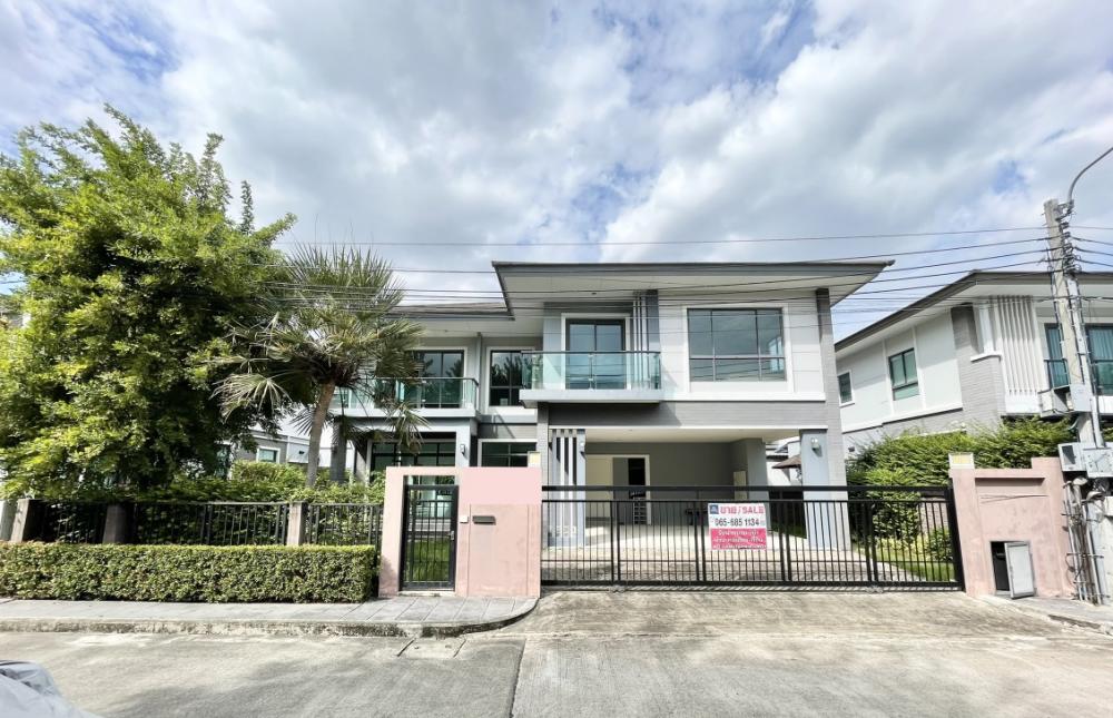 House for sale, The Palm Phatthanakan, land 72 sq wa, new house, never been in.