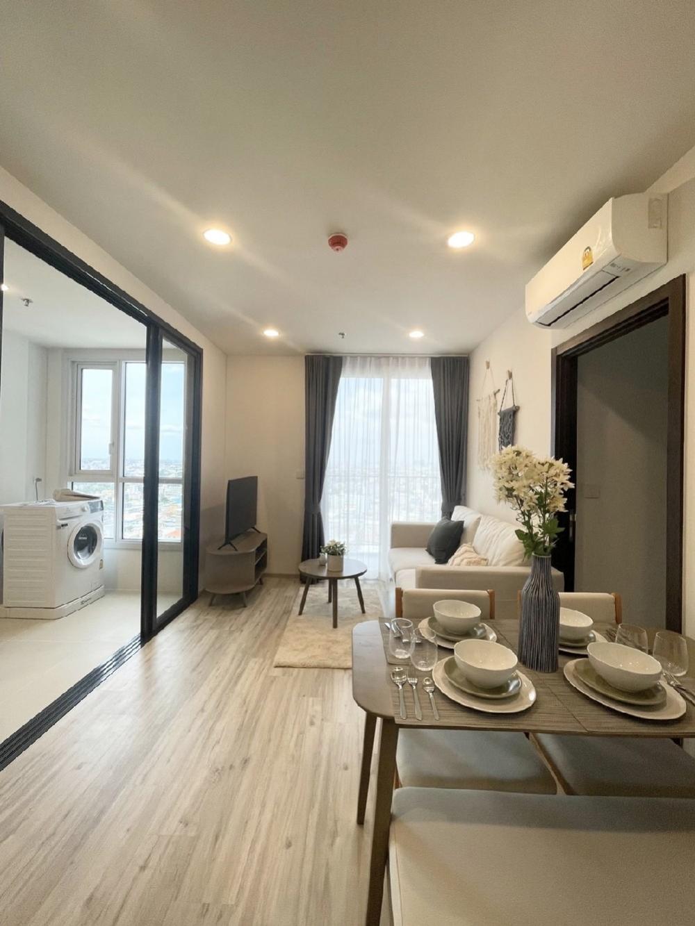 Condo for rent, XT Huaikwang 🍁 near Huai Khwang MRT 100 meters 🍁 fully furnished and electrical appliances 🍁 there are many rooms, many sizes. – รูปที่ 3
