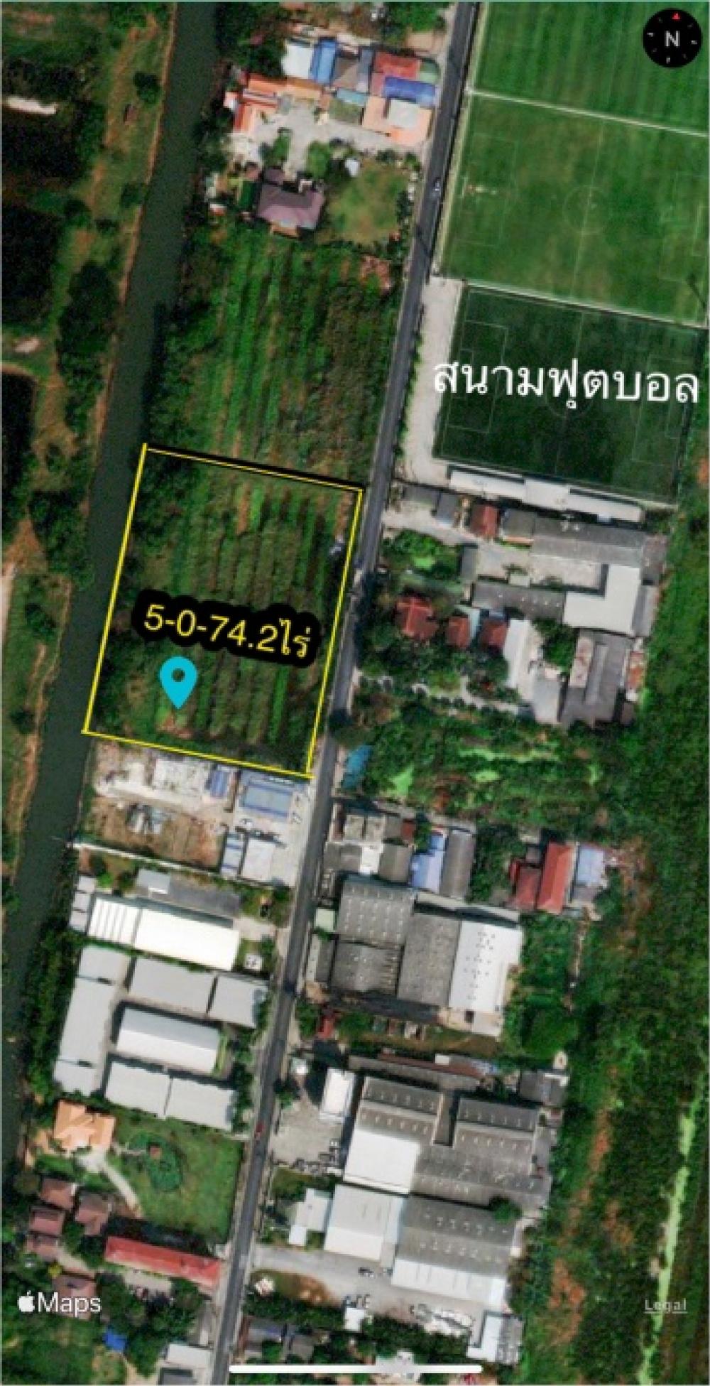 Land for sale 2 and a half rai Next to the road along Khlong Four 0863377287 – รูปที่ 3