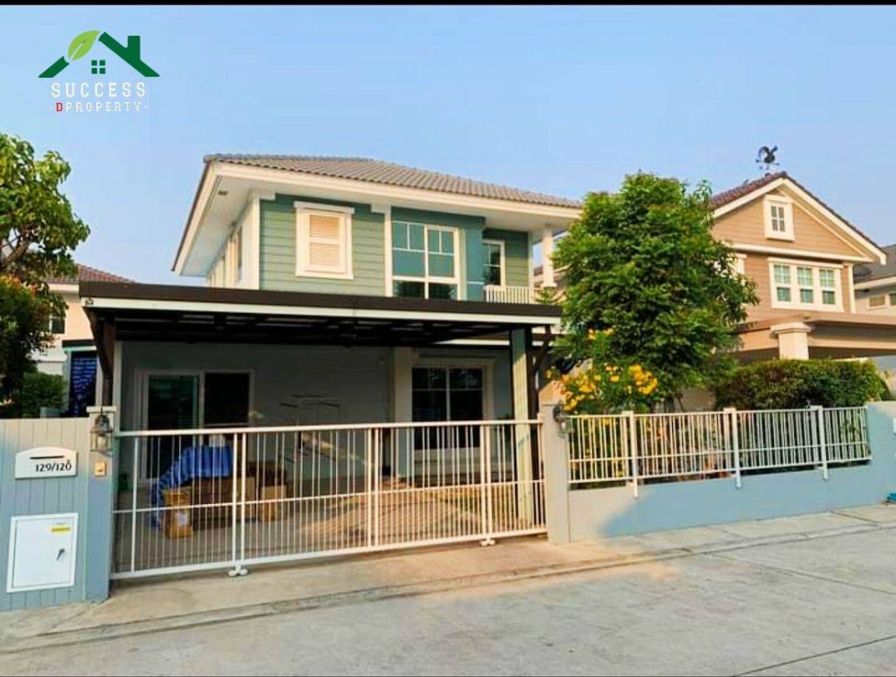 House for sale, Chaiyaphruek, Srinakarin, beautiful house, fully furnished, ready to move in. Convenient transportation, only 15 minutes to the Srinakarin Skytrain to the expressway.