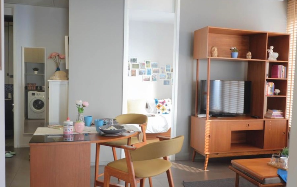 For rent pet-friendly condo M Ladprao 2 bedrooms 2baths high floor park view☘️ – รูปที่ 3