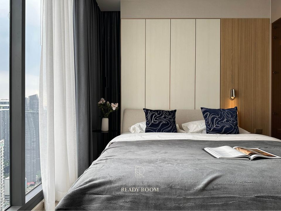 🌿 One 9 Five 🌿ห้องตกแต่งทันสมัย พร้อมอยู่ได้เลย 🛏 2 ห้องนอน 58 ตร.ม ติด MRT พระราม 9 – รูปที่ 2