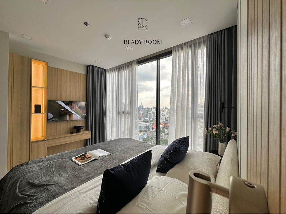 🌿 One 9 Five 🌿ห้องตกแต่งทันสมัย พร้อมอยู่ได้เลย 🛏 2 ห้องนอน 58 ตร.ม ติด MRT พระราม 9 – รูปที่ 3