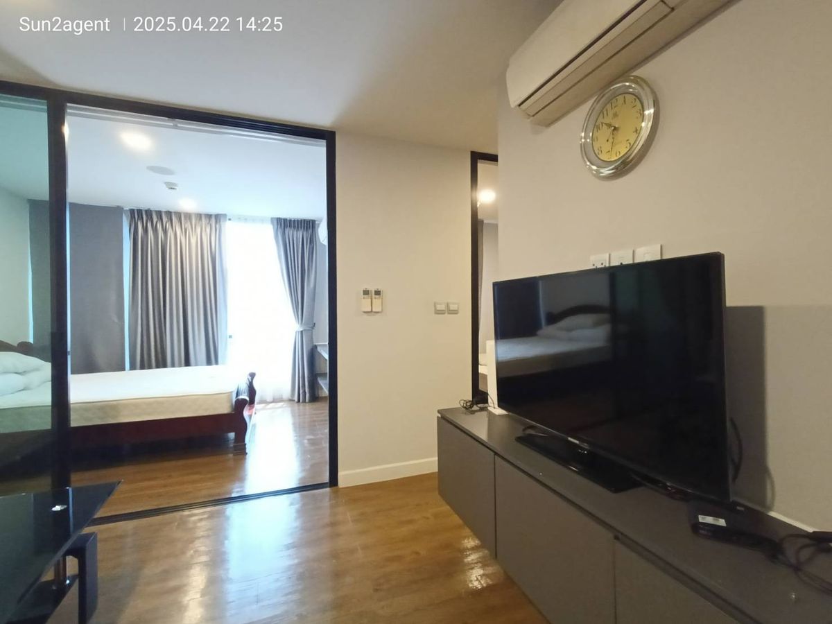 #Condo for rent Esta Bliss near MRT Setthabutbamphen Station  - 2 bedrooms, 1 bathroom, 1 living room, separate kitchen   - 8th floor, room size 35 sq m fully furnished Rental fee 11,000 baht – รูปที่ 4