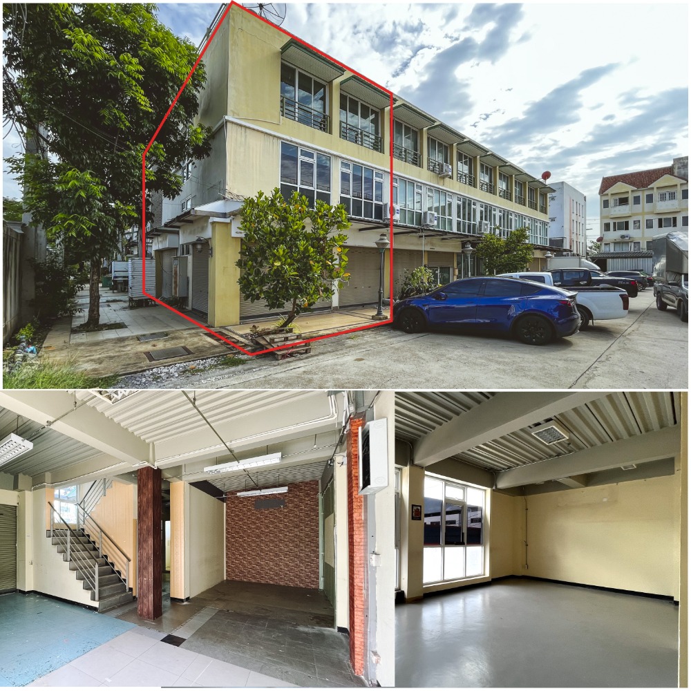 Commercial building for rent, 2 rooms, 3 floors, 162 sq.m., near Thai market, Khlong Song, Khlong Luang, Pathum Thani. Commercial building for rent, 2 rooms, 3 floors, 162 sq.m., near Thai market, Khlong Song, Khlong Luang, Pathum Thani.