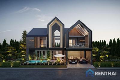 บ้านเดี่ยวสไตล์โมเดิร์นเฟอร์นิเจอร์ครบ มีเพียง 8 หลังเท่านั้น.