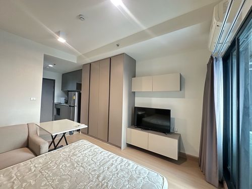 For rent, condo for rent, ideo sukhumvit 93 (ideo sukhumvit 93), next to BTS Bang Chak, Building A, 1 bed, 27 sq m, 14,000 / month, 27th floor, fully furnished, complete electrical appliances