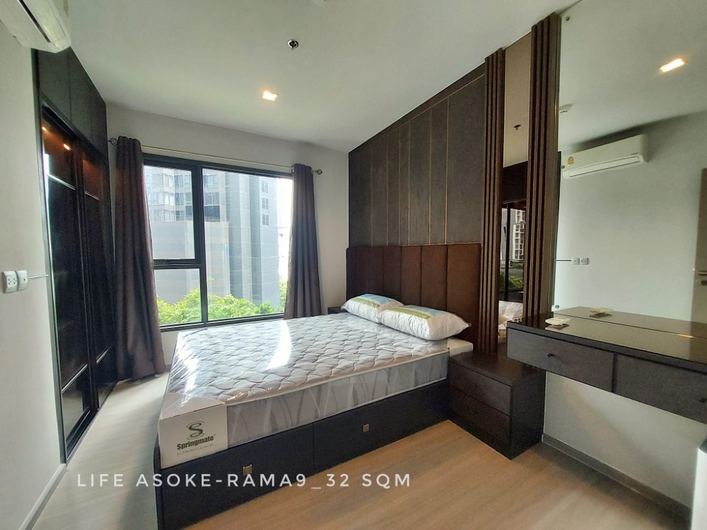 For rent Life asoke rama 9 ห้องแต่งสวย ราคาดี เฟอร์นิเจอร์ครบ ใกล้MRT พระราม9  LH-RW3644