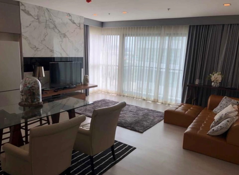 Rare unit For rent Rhythm Sukhumvit 36-38 2 bedrooms big living room good view – รูปที่ 4