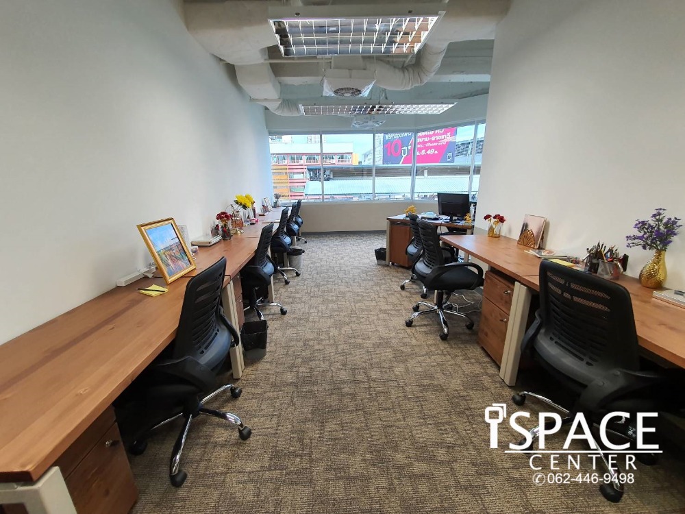 ให้เช่า Service Office BTS พญาไท หิ้วโน้ตบุ๊คก็เข้าทำงานได้ทันที เดินทางสะดวกมาก เฟอร์ครบ วิวดีมาก