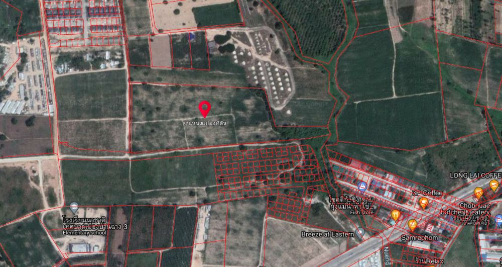 Land for sale, good location, suitable for a project, Ban Chang District, Rayong Province (SAV294)