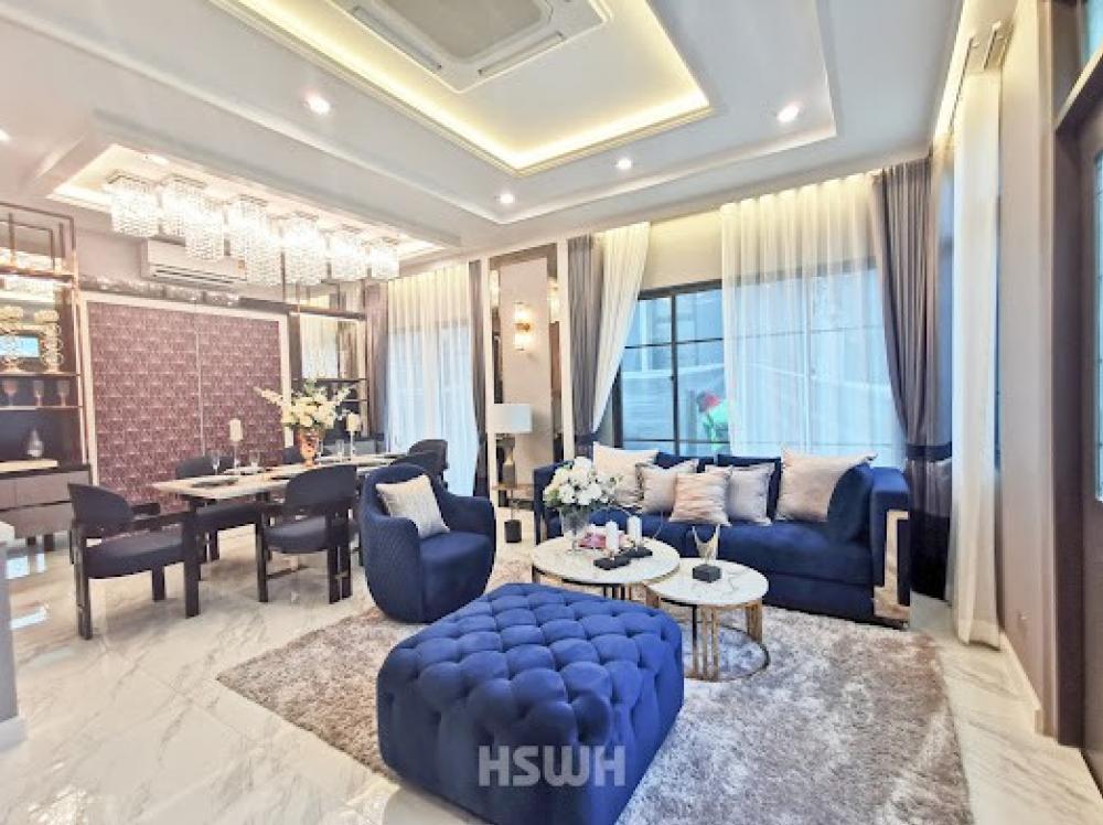 ขายบ้านหรูบ้านตัวตัวอย่างทำเลดีที่สุด หน้าสวน ติดกับสโมสร เดินไปว่ายน้ำได้เลยThe Grand Vibhavadi 60 เดอะ แกรนด์ วิภาวดี 60(H22222)