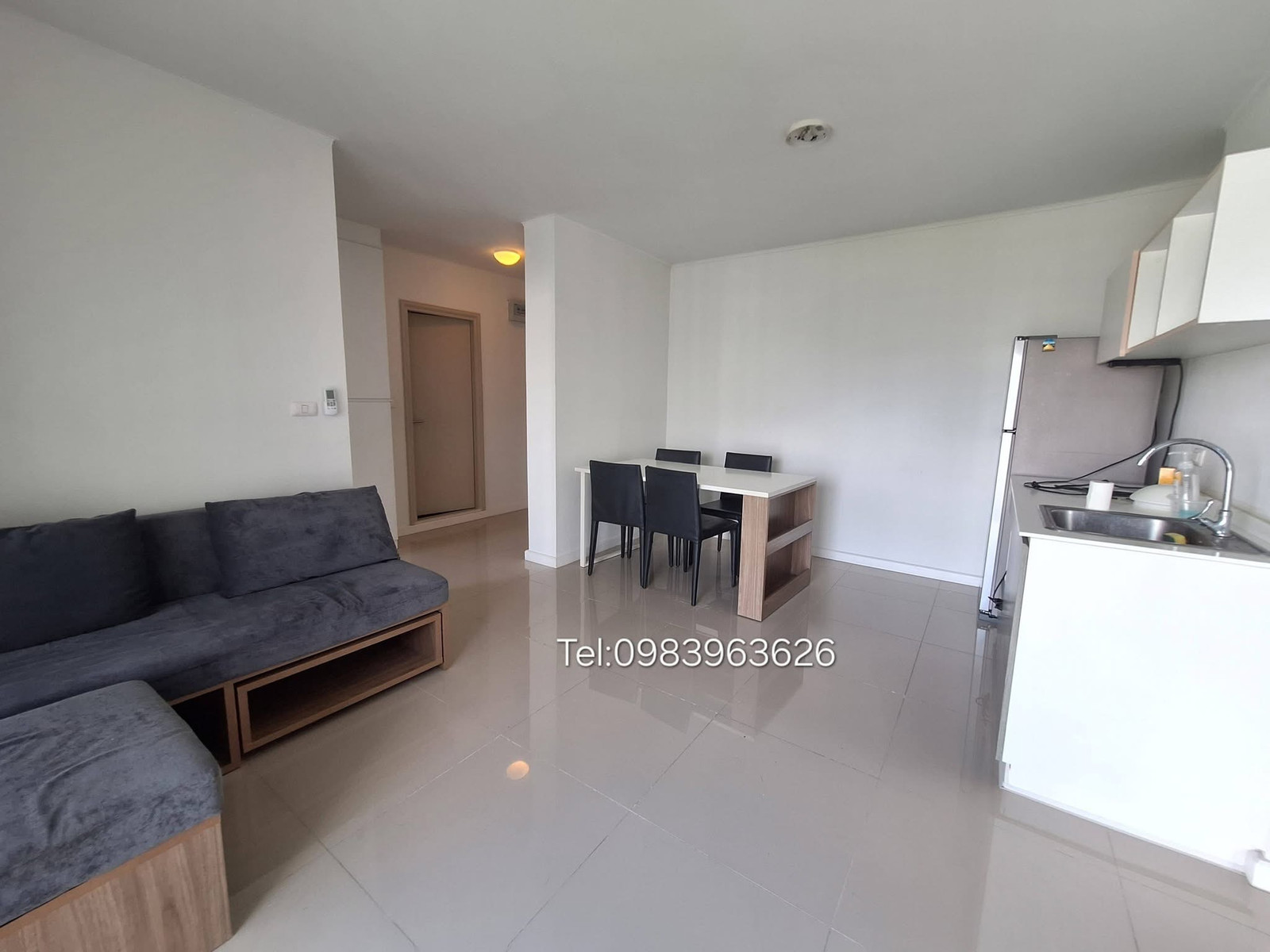 ปล่อยเช่า D Condo Nim (ว่างพร้อมอยู่) ขนาด: 60 ตร.ม. ชั้น 8 วิวสระ ตึก.A – รูปที่ 2