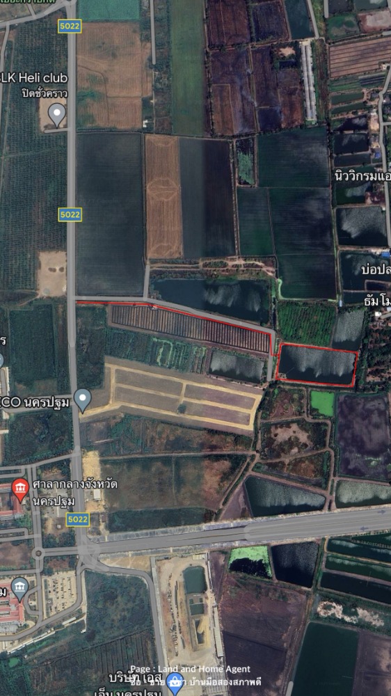 Empty land for sale, 10 rai, opposite City Hall, Nakhon Pathom Province, 2 million baht per rai. – รูปที่ 4