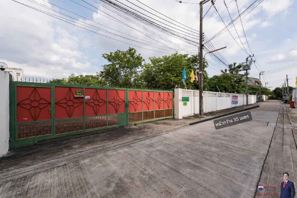 🆕️ New arrival!  👀 Land for sale, Rama II 44, Soi Bunput, size 1-2-42 rai, suitable for building a warehouse. Beautiful and shady plot Rectangular shape, already filled 💯 (fenced around the edge) – รูปที่ 4