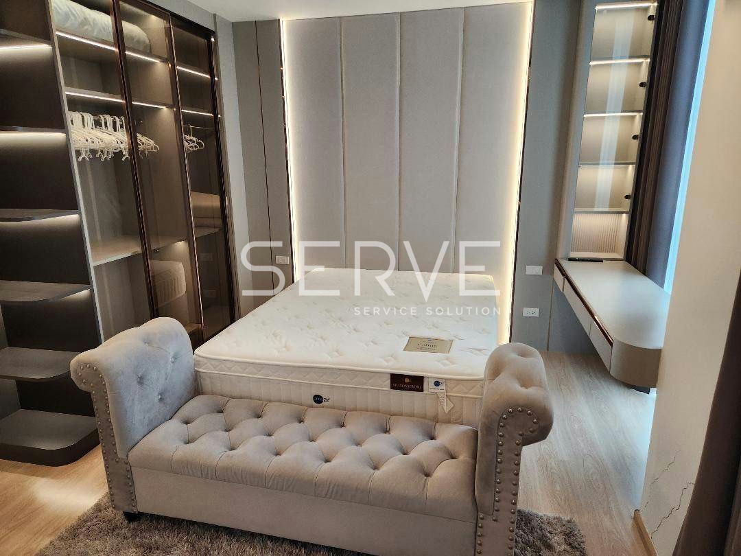 Corner Unit 2 Beds Large Room City View Fully furnished Good Location Close To MRT Thailand Cultural Centre Station, 80 m. @ Noble Revolve Ratchada 2  – รูปที่ 2