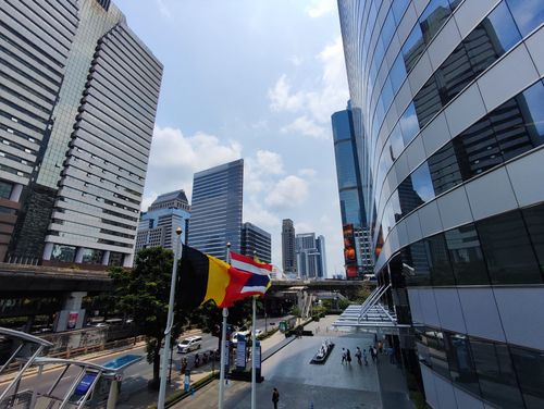 Bangkok Office For Rent Sathorn Serviced Office Sathorn Square Office Building Fully-Furnished For 1 - 50 Workstations closed to BTS Chongnonsi, Sathorn, Silom