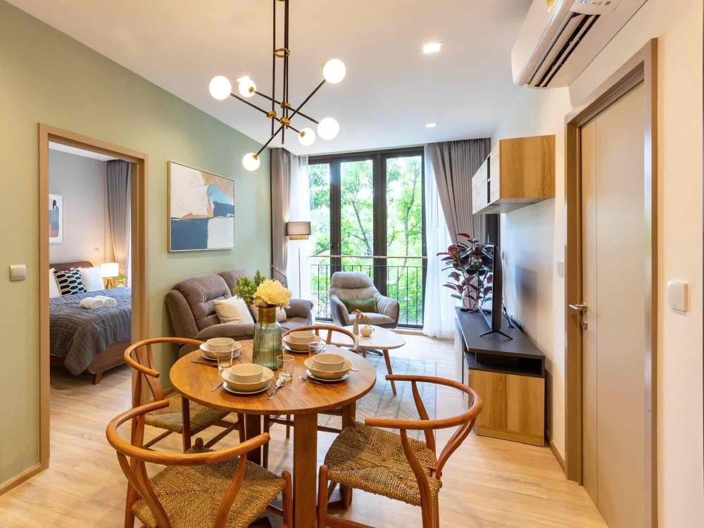 🔥ขายด่วน 🔥Kawa Haus คอนโดหรูริมน้ำสไตล์รีสอร์ต ใจกลางสุขุมวิท 2 ห้องนอน 52 ตรม ชั้น 2 วิวสวน แต่งครบพร้อมอยู่ 🔥เริ่มเพียง 8.5 ล้าน!🔥 – รูปที่ 2