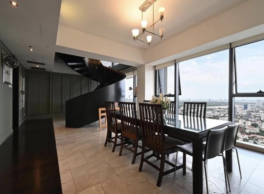 Rental : Duplex Penhouse At The Met Sathorn , 4 Bed 5 Baath, 54-55 Floor , 366 sqm. , Buidling D – รูปที่ 4
