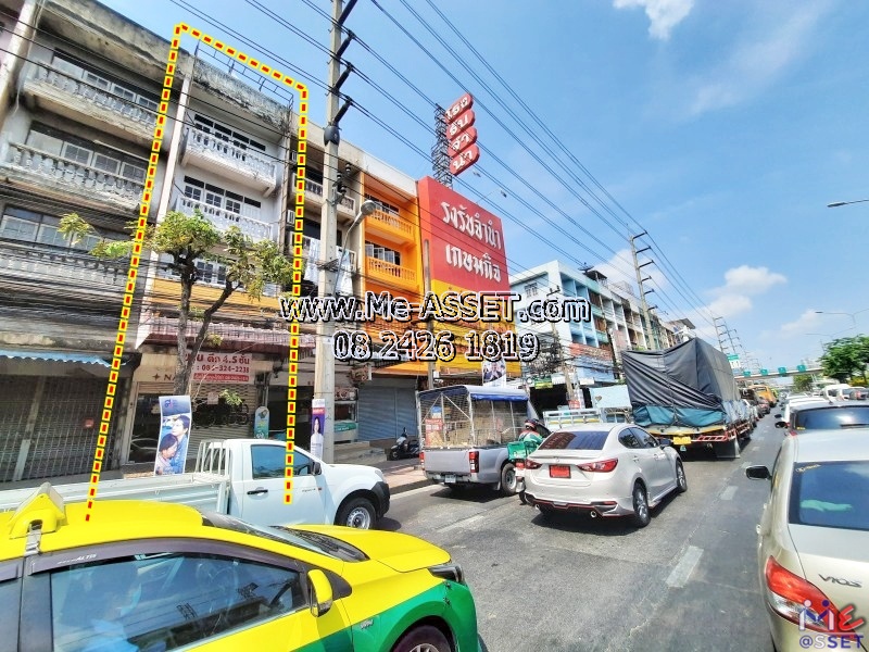 ขายและเช่าอาคารพาณิชย์ ใกล้ MRTสีน้ำเงินหลักสอง ย่าน บางหว้า ภาษีเจริญ บางแค พุทธมณฑลสาย 2 🏬ใกล้ รพ.เกษมราษฎร์ บางแค : 4.5 ชั้น 16.5 ตร.วา (NN-91208)