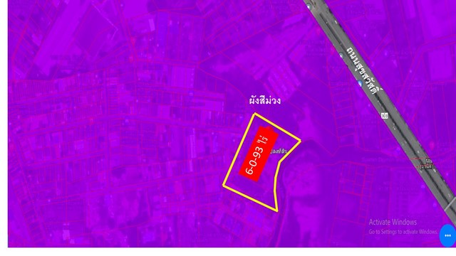 ขายด่วนขายถูกที่ดินถมแล้ว พื้นที่สีม่่วง เนื้อที่ 6-0-93 ไร่  ด้านหลังติดคลองบางจาก เหมาะทำโกดัง โรงงาน  อ. พระประแดง จ. สมุทรปราการ – รูปที่ 2