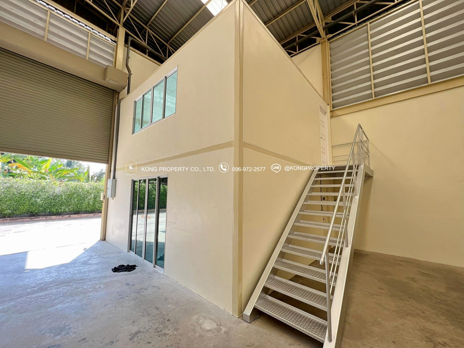 โกดังให้เช่า สามพราน นครปฐม  พร้อมออฟฟิศ 2 ชั้น ระบบรักษาความปลอดภัย 24 ชม. – รูปที่ 3