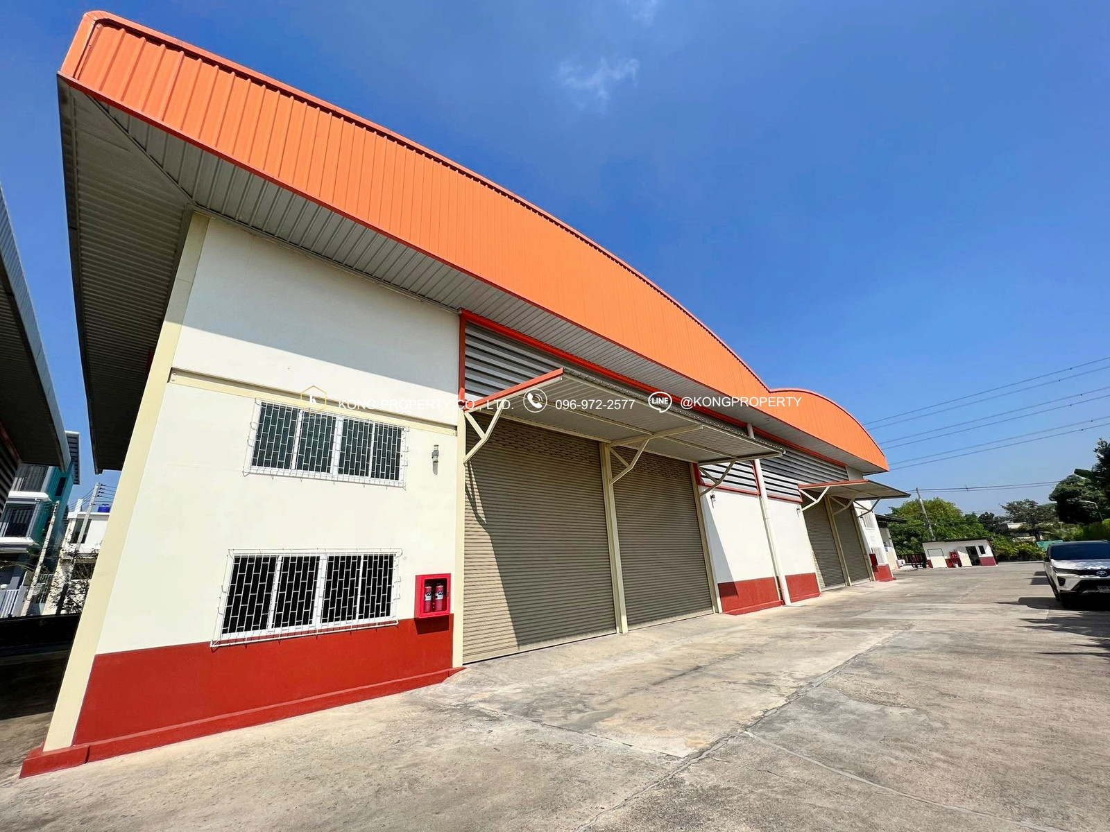 โกดังให้เช่า สามพราน นครปฐม  พร้อมออฟฟิศ 2 ชั้น ระบบรักษาความปลอดภัย 24 ชม. – รูปที่ 2