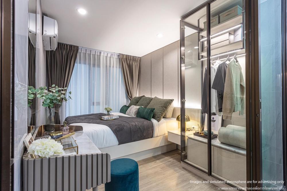 🎁Sell preemption for selection room(foreigner quota), beautiful position @ Regent Home Wutthakat, building 🅰️ high floor, condo has 37 floors, clear view, balcony, south, north, east, eyes from the corner of the bedroom is a beautiful clear view 🎈near BTS – รูปที่ 4
