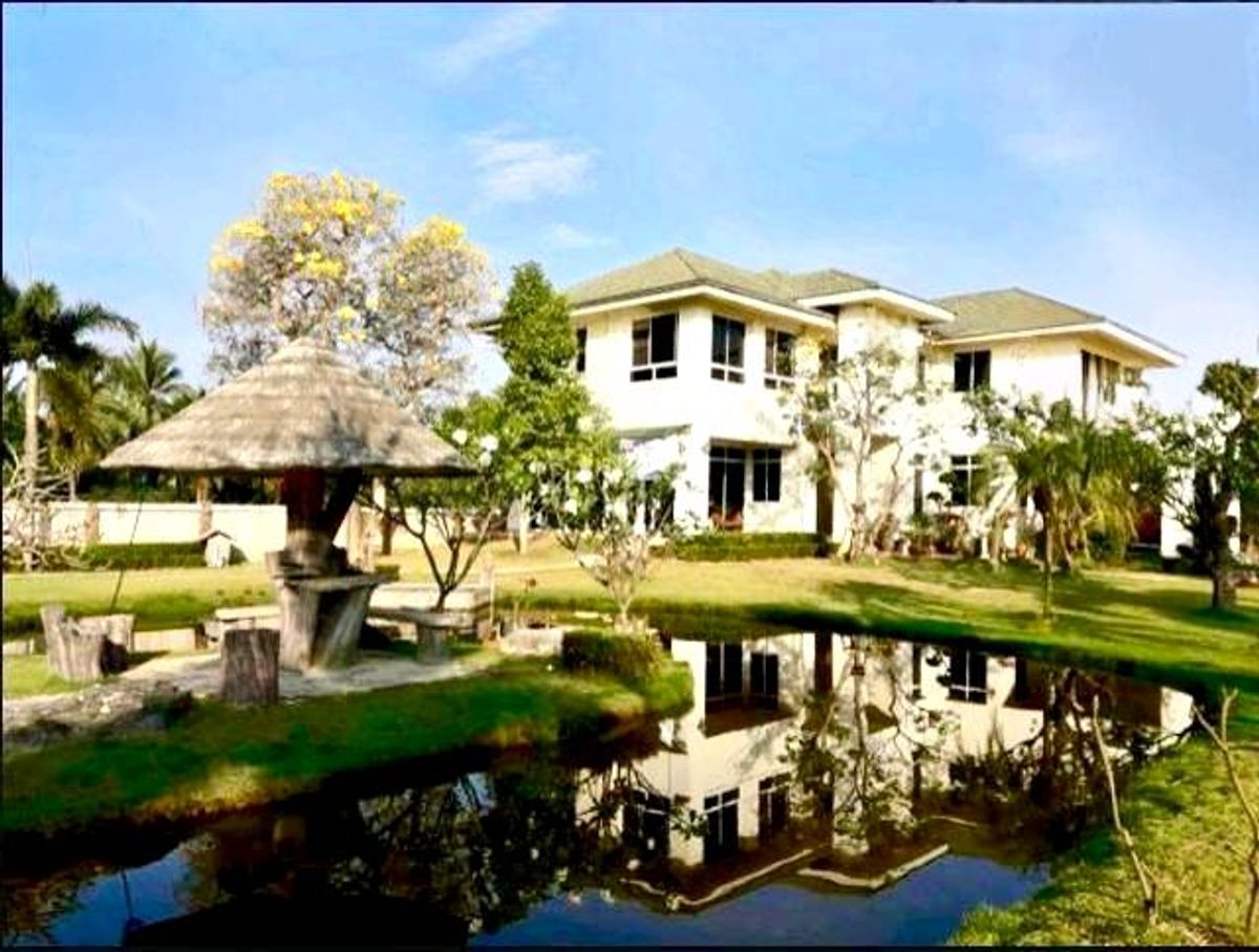 บ้านสวนสวย ร่มรื่น ติดแม่น้ำท่าจีน กระทุ่มแบน สมุทรสาคร 5ไร่ 26 ตารางวา บ้านสวนสวย ร่มรื่น ติดแม่น้ำท่าจีน กระทุ่มแบน สมุทรสาคร 5ไร่ 26 ตารางวา