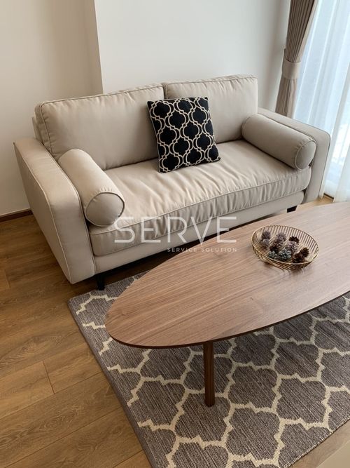🔥Special Floor to Ceiling 3.6 m. 2 Beds Unit with Bathtub Close to BTS Phrom Phong 500 m. at Noble BE33 Condo / For Rent