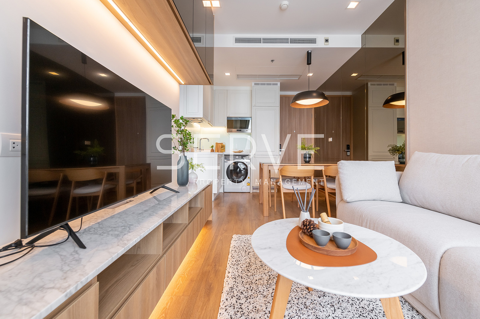 🔥39K🔥 - Nice Room 2 Beds with Bathtub 51.69 sq.m. East side Close to BTS Phrom Phong 500 m. at Noble BE33 Condo / For Rent – รูปที่ 2