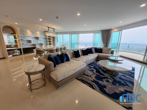 ✨ ให้เช่า/ขาย เพนท์เฮ้าส์หรูระดับ Ultra Luxury | Supalai Riva Grande | 4 ห้องนอน 457 ตร.ม. | 🌊 ริมแม่น้ำ