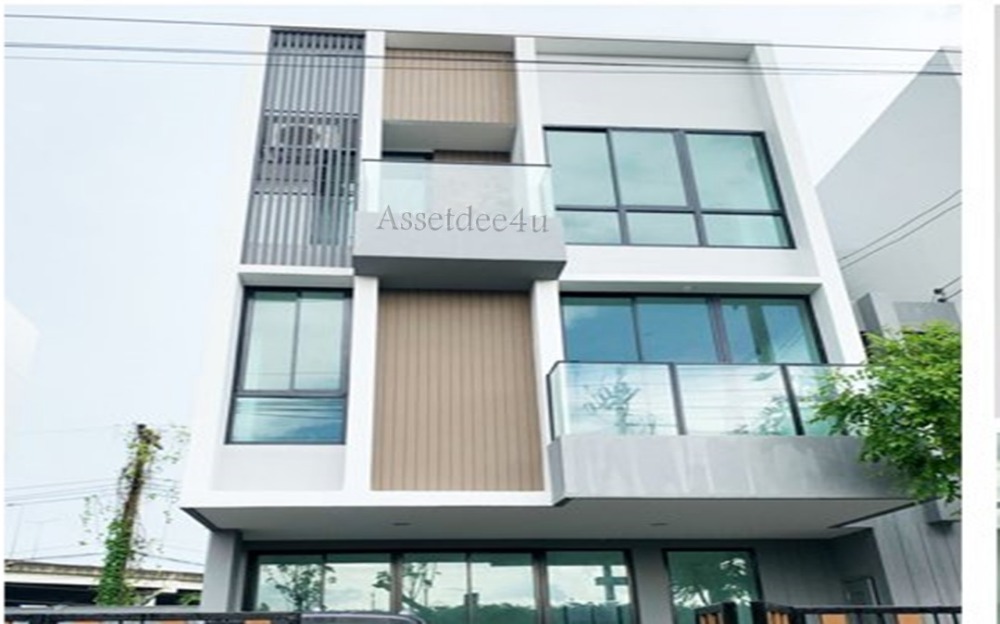 3-storey home office for rent, New Noble Connex Don Mueang, near Don Mueang Airport.