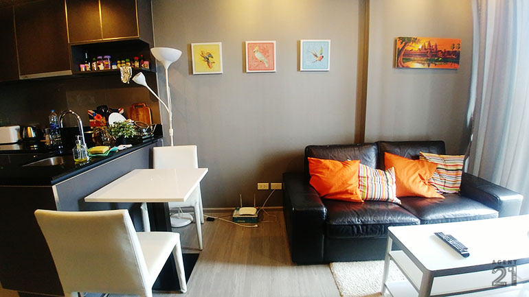 ขายพร้อมผู้เช่า – ห้อง 1 นอน แต่งสวย คอนโดหรู ใกล้สาทร  ที่ NYE by Sansiri – รูปที่ 2