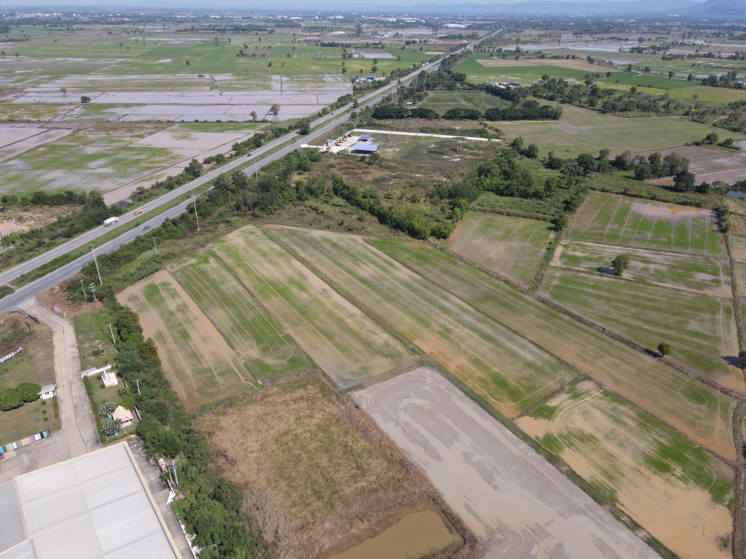 Land for sale next to Phitsanulok bypass road, Wang Thong District (suitable for business, office, gas station, warehouse) 34-3-90 rai, width 107.5 m., road width 73.5 m. – รูปที่ 4