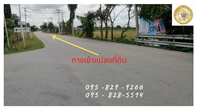 Land for sale, 49-1-29 rai, next to the main public road, 12 m., near Shinawatra University, Bang Toei-Sam Khok, Pathumthani Land for sale, 49-1-29 rai, next to the main public road, 12 m., near Shinawatra University, Bang Toei-Sam Khok, Pathumthani