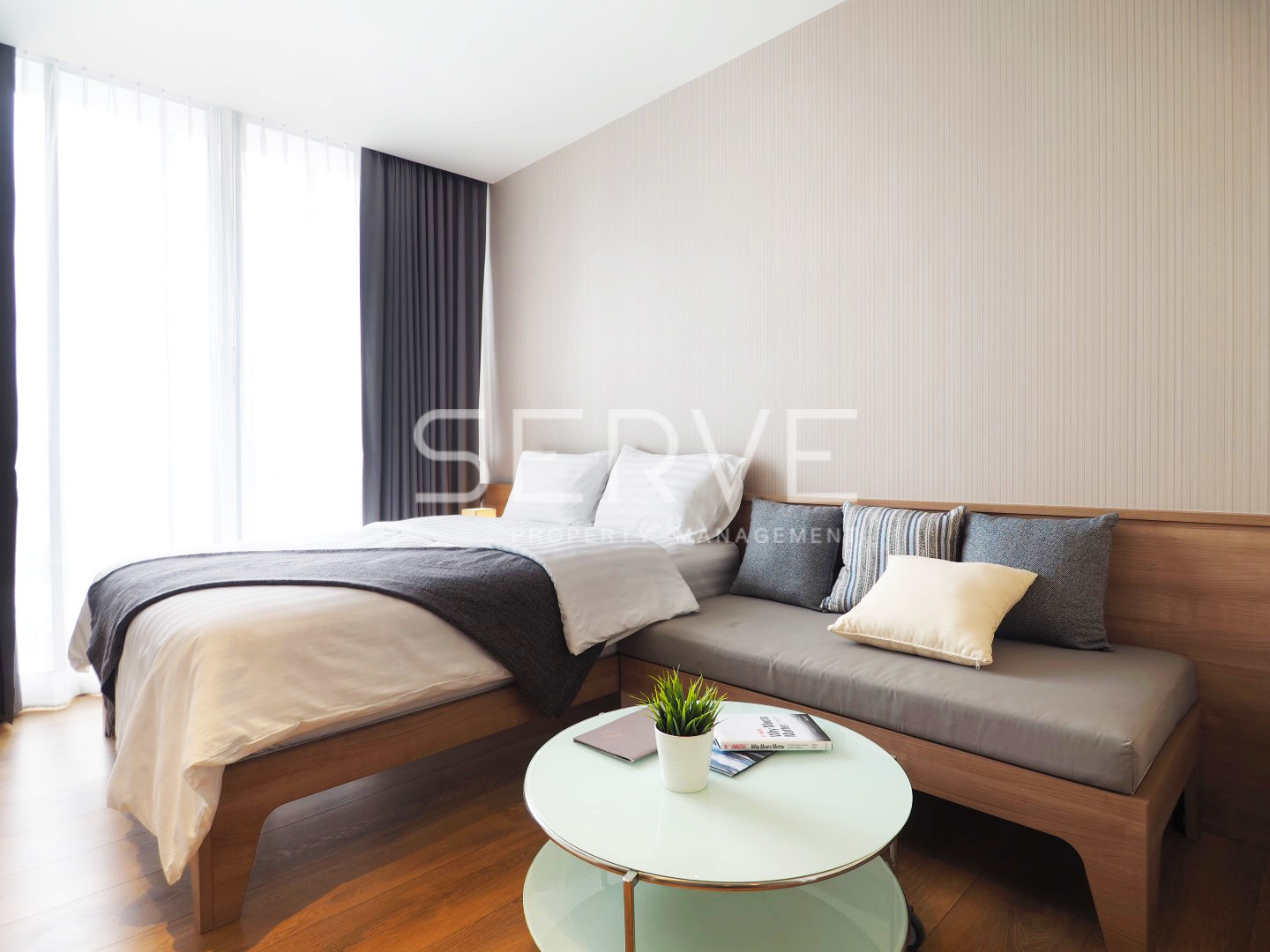 🔥Good Price 18K🔥Studio 28.2 sq.m High Fl. 20+. North Side Good Location Shuttle bus to BTS Phrom Phong at Park Origin Phrom Phong Condo / Condo For Rent