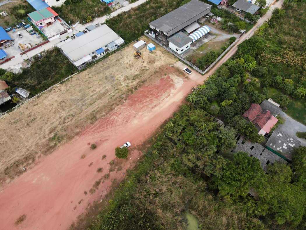 ขายที่ดิน อ้อมน้อย ถนนเพชรเกษม จ.สมุทรสาคร (ผังสีม่วง เหมาะสร้าง โรงงานอุตสาหกรรม และ คลังสินค้า) 4-2-90 ไร่ ถนนกว้าง 6 m. เข้าออกได้ 2 ทาง – รูปที่ 4