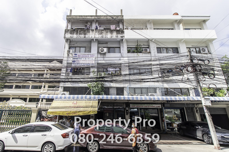 ขาย อาคารพาณิชย์ 4 ชั้น 2 คูหา รัชดา สุทธิสาร ลาดพร้าว 48 ขนาด 37 ตรว 440 ตรม ใกล้ รถไฟฟ้า MRT สุทธิสาร ห้วยขวาง พระราม 9 : MF24S-006