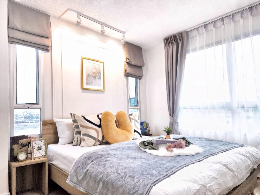 ห้องมุม แปลนหายาก‼️ ลุมพินี ลาดกระบัง2 แต่งครบ ฟรีเฟอร์ แอร2ตัว