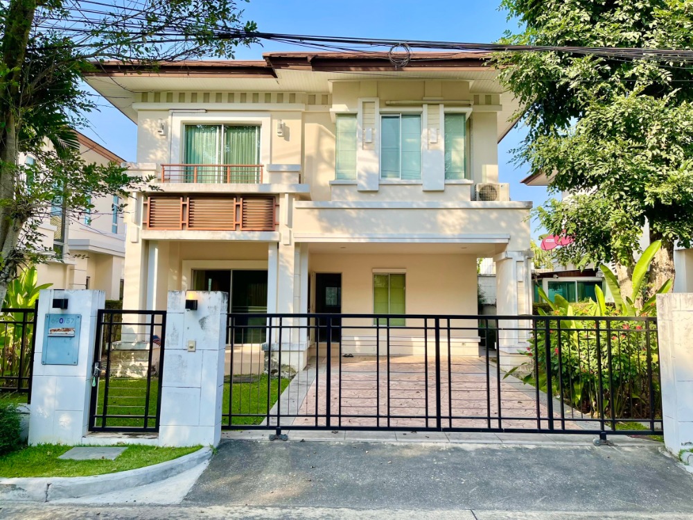 *HOT* for rent!! Single house The City Rattanathibet - Khaerai THE CITY RATTANATHIBET - KHAERAI built in the whole house. The  is easy to talk to, ready to move in, neighbors are cute !!!!