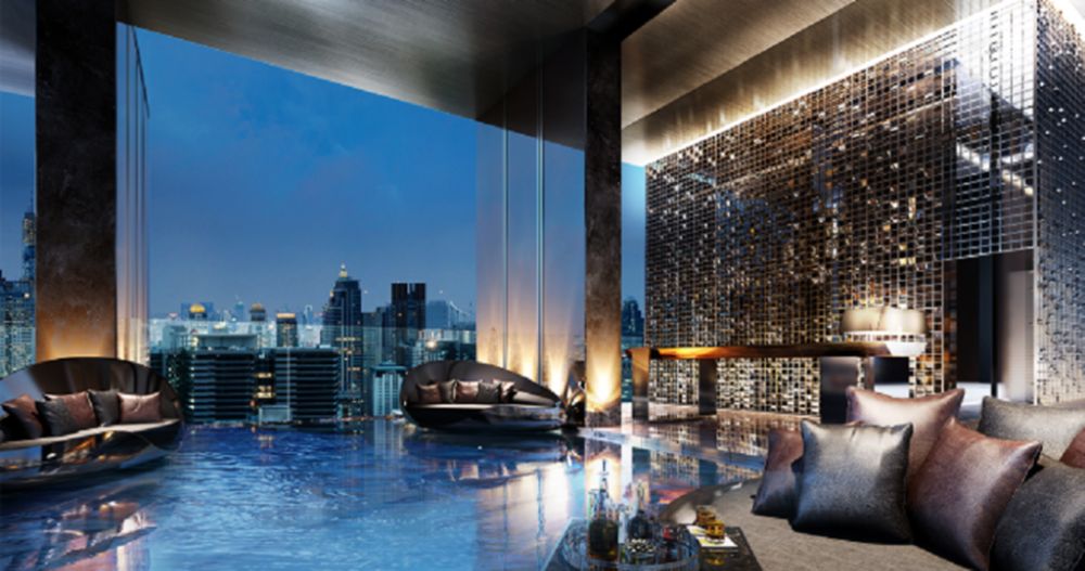28,000 /month Fl 29  1 bedroom + 1 sofabed   Clear view (ไม่มีตึกบัง)  Fully furnished using builtin – รูปที่ 3