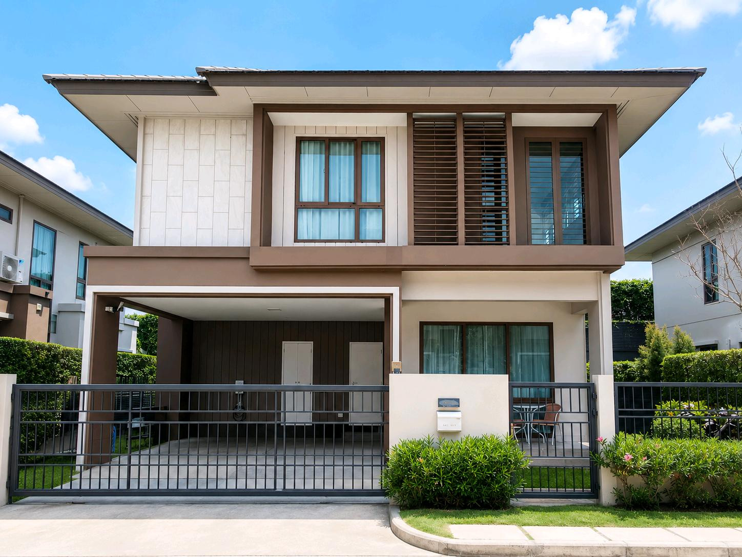 🍒 House for rent, Burasiri, Krungthep Kreetha, 4 bedrooms, brand new