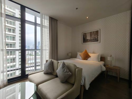 ✅Condo near BTS Phrom Phong 🔥Condo for rent at Park 24, Park Origin Phrom Phong, Studio Plus🔥 Free Wi-Fi🔥 (Service residence by Hampton) ✅ 𝗥𝗲𝗮𝗱𝘆 𝘁𝗼 𝗺𝗼𝘃𝗲 𝗶𝗻