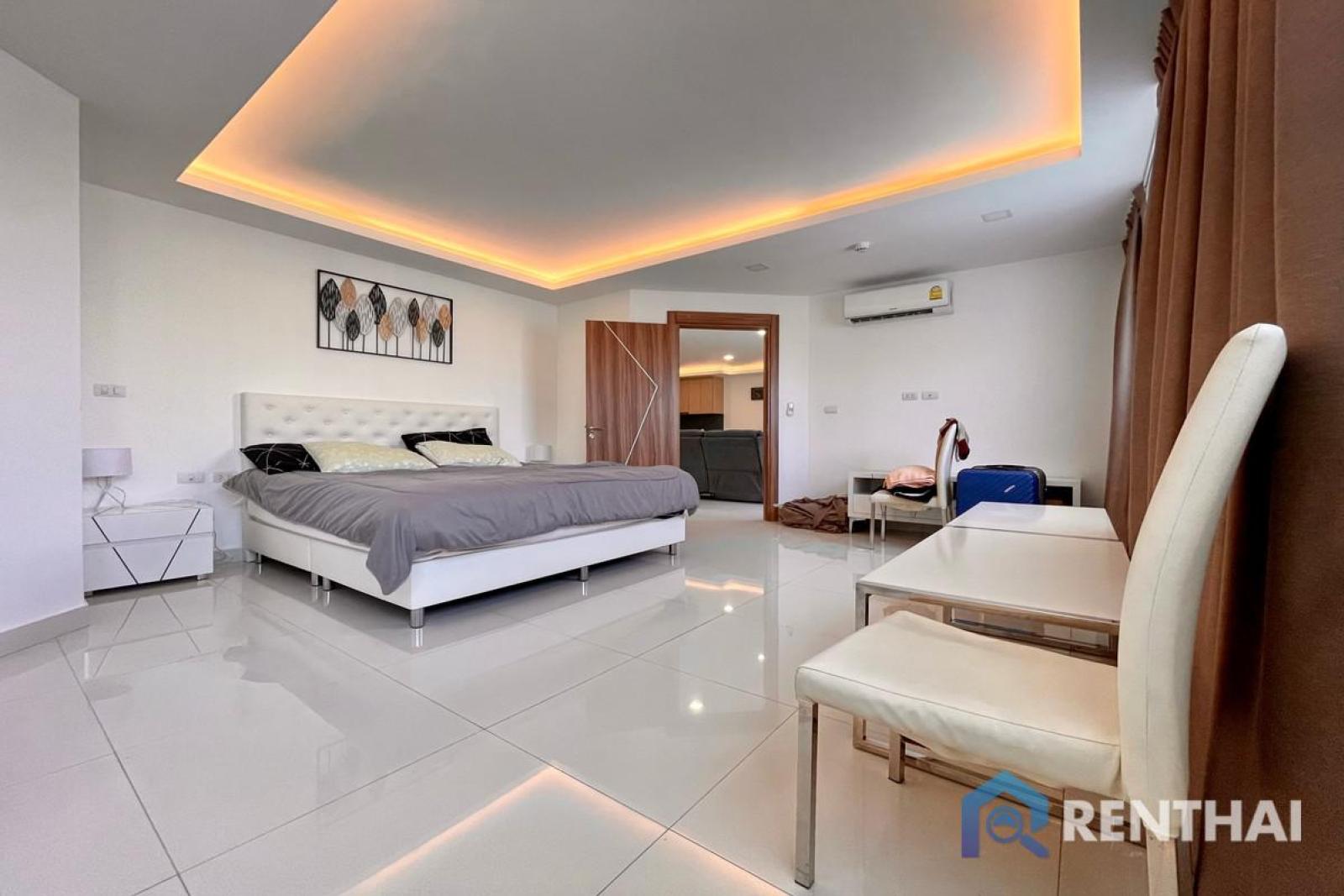 คอนโดพัทยาสไตล์รีสอร์ท 3 ห้องนอน 3 ห้องน้ำ ขนาด 125 ตร.ม. วิวสระว่ายน้ำ เฟอร์นิเจอร์ครบ ห้องขนาดใหญ่ – รูปที่ 3