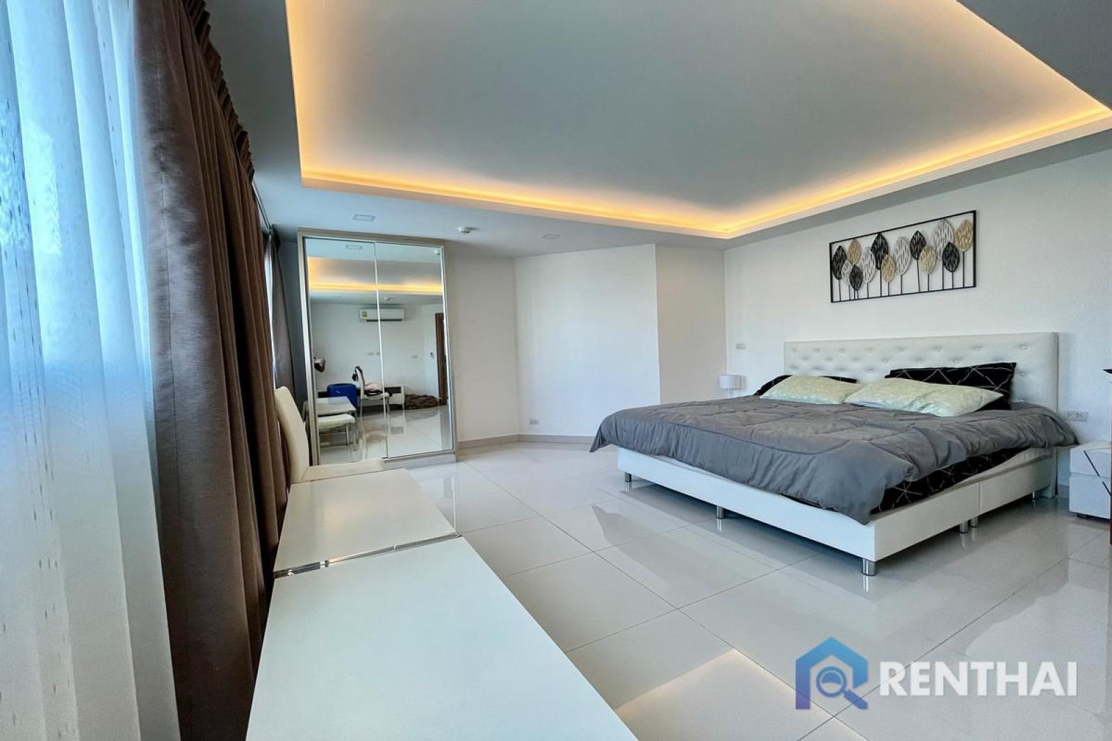 คอนโดพัทยาสไตล์รีสอร์ท 3 ห้องนอน 3 ห้องน้ำ ขนาด 125 ตร.ม. วิวสระว่ายน้ำ เฟอร์นิเจอร์ครบ ห้องขนาดใหญ่ – รูปที่ 4