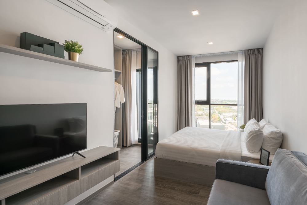✅Ready to move🔥 Notting Hill Rayong City  Condo for rent 1 Bedroom with walk in closet 26sqm ✅ Accept minimum 3 months contract (Service residence by Hampton)