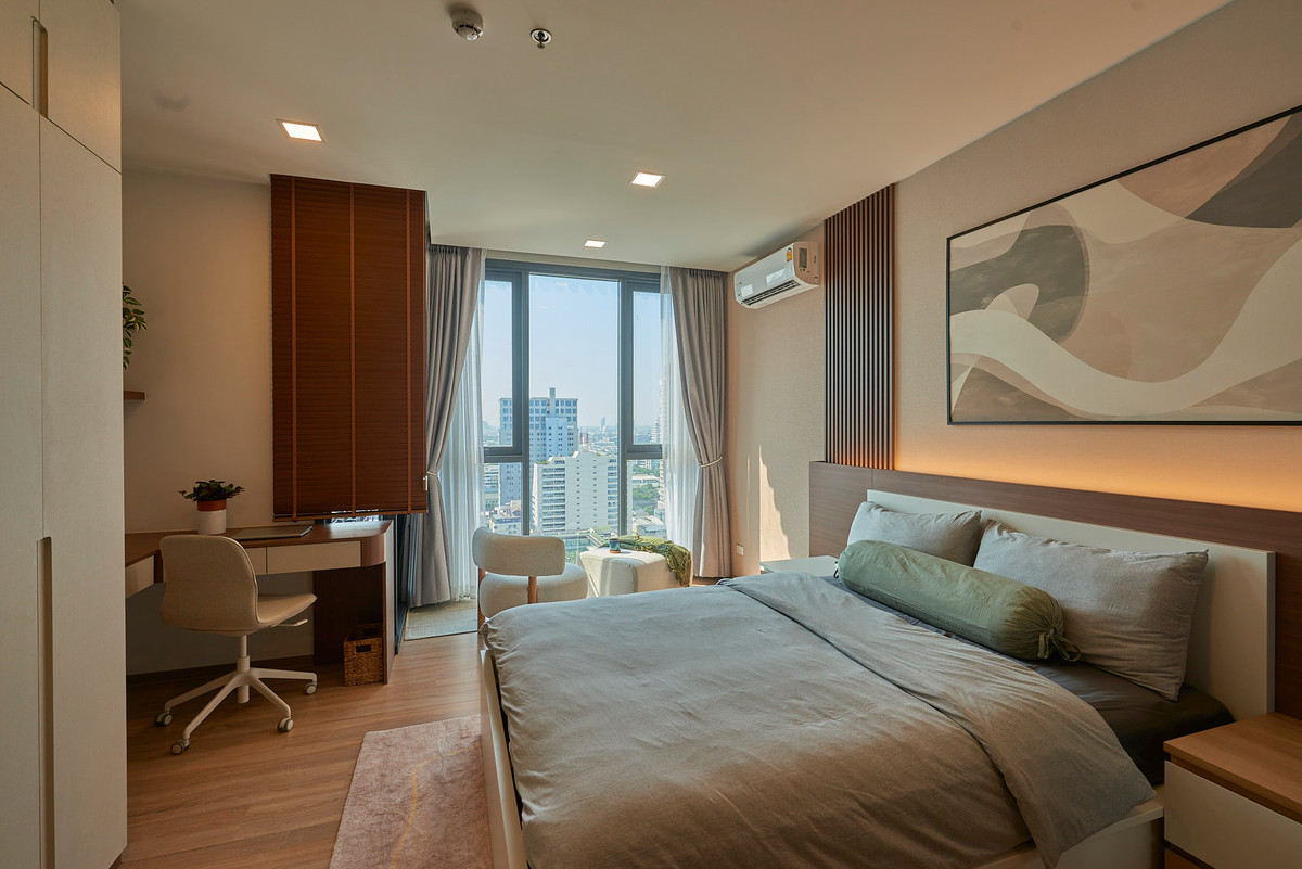 🌿 XT Phayathai 🌿 ห้องสวยน่าอยู่  🛏 1 ห้องนอน 42 ตร.ม ราคาต่อรองได้ - ติด BTS พญาไท – รูปที่ 3